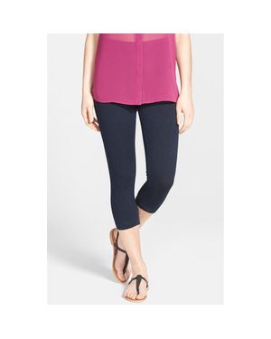Lyssé Denim Capri Leggings - Pink