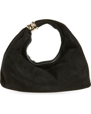 Madewell The Suede Mini Ring Pouch - Black