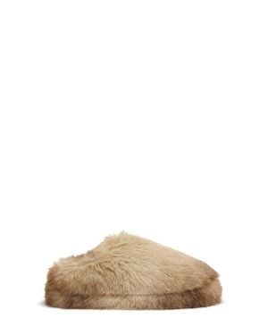 Apparis Misha Faux Fur Mule Slipper - Brown