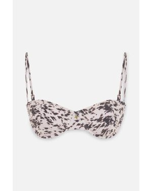 Pcfg The Solar Reflections Balconette Bikini Top - Brown
