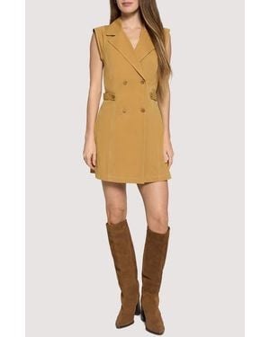 Lost + Wander Downtown Edge Romper - Natural