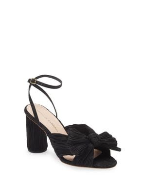 Loeffler Randall Camellia Knotted Sandal - Black