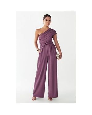 BWLDR Daisie Jumpsuit - Purple
