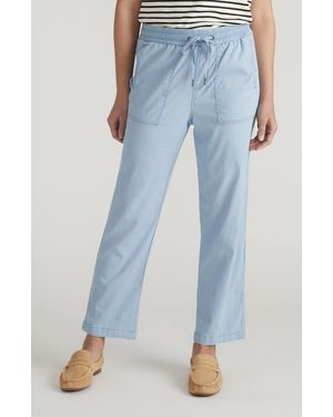 UNIVERSAL STANDARD Perfect Tencel Chambray Pants - Blue