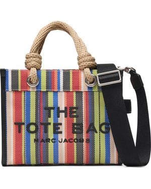 Marc Jacobs The Small Stripe Mesh Tote - Blue