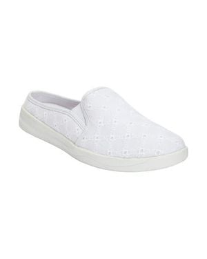Comfortview The Camellia Slip On Sneaker Mule - White