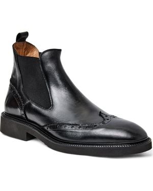 Bruno Magli Vespa Wingtip Chelsea Boot - Black