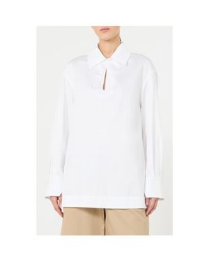 MM by Max Mara Labano Cotton Shirt - White
