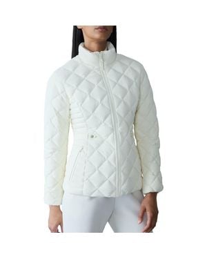 Mackage Vik Diamond Quilted Recycled Down Jacket - Blue