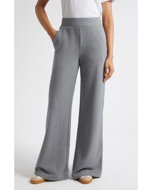 Veronica Beard Saunder Wide Leg Pants - Gray