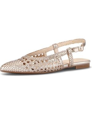 Gabor Pointed Toe Slingback Flat - Multicolor