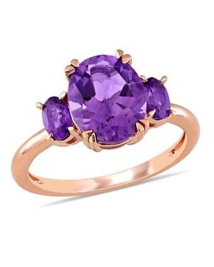 Julianna B 3-Stone Ring - Purple