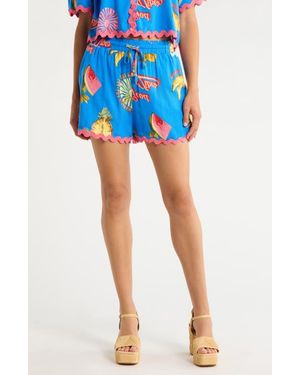 Sugarlips Halle Drawstring Pants - Blue