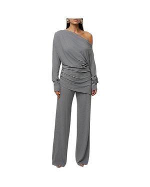 JLUXLABEL Winter Soirée Pant Set - Gray