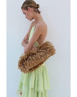 H&M Tiered High-Low Dress - Green