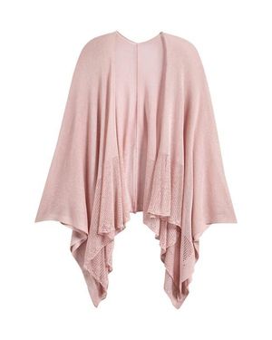 Tasha Mesh Throw Over - Pink