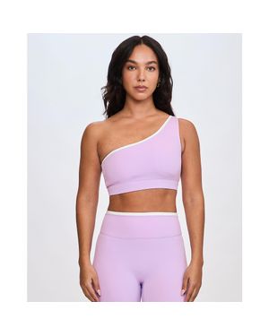 Rebody Active Reluxe Isola One Shoulder Bra - Purple