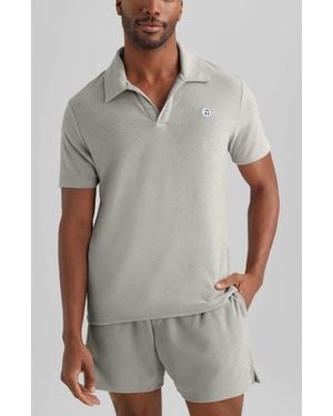 Tommy John Cabana Terry Polo - Gray