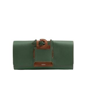 PERRIN Paris La Parisienne Clutch - Green