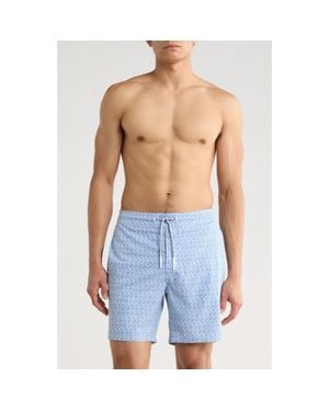 Johnnie-o Barcelona Swim Trunks - Blue
