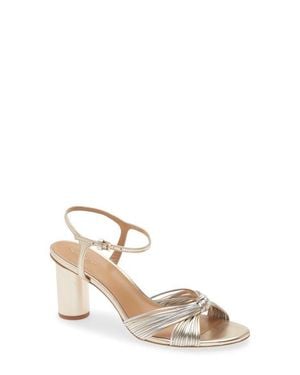 Reformation Petra Cylinder Heel Sandal - Natural