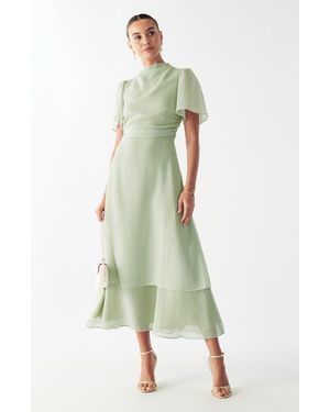 Willa Rory Midi Dress - Green