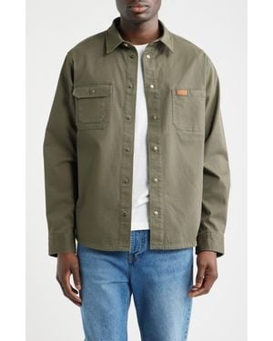 Pendleton Cotton Stretch Twill Work Shirt - Green