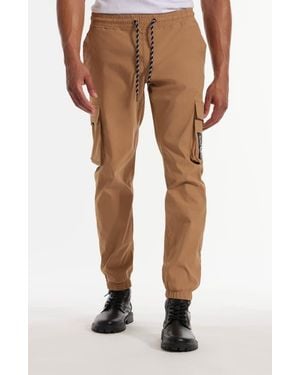 Ecko' Unltd Draw Toggle Cargo Jogger - Brown