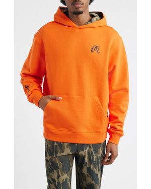 Malbon Fesque Tour Divot Camo Hoodie - Orange
