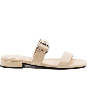 Andrea Gomez Frida Leather Sandal - White