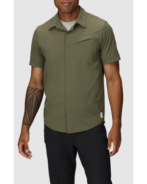 Outdoor Research Astroman Short Sleeve Sun Shirt - Green