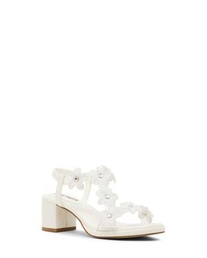 Steve Madden Kids' Jsavvy Slingback Sandal - White