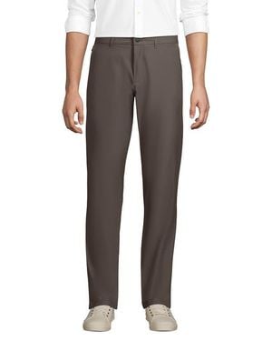 Lands' End Slim Fit Performance Pant - Gray