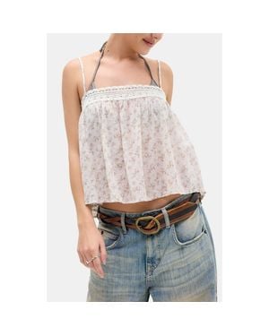 BDG Elara Babydoll Camisole - Gray