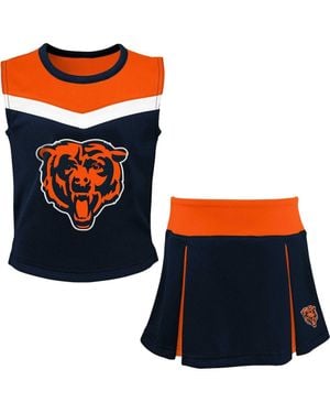 Outerstuff Girls Youth Chicago Bears Spirit Two-Piece Cheerleader Set - Blue