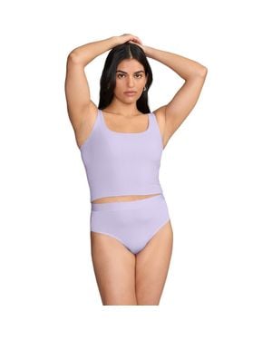 CUUP The Square Neck Tank - Purple