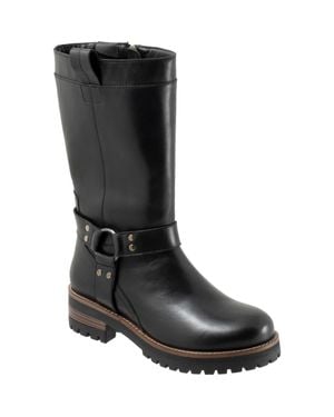 Softwalk Edgewater Lug Sole Boot - Black