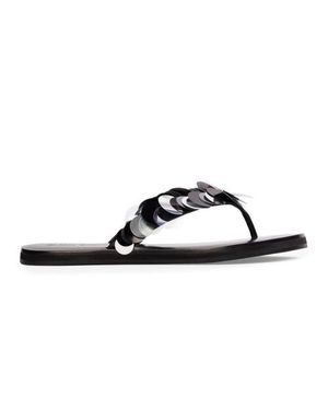 Black Suede Studio Glw Flop - Blue