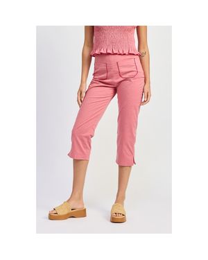 JACQUIE THE LABEL Ada Capri Pants - Pink