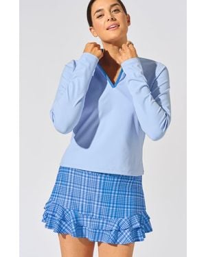 Bobbe Active Volley Long Sleeve Top - Blue
