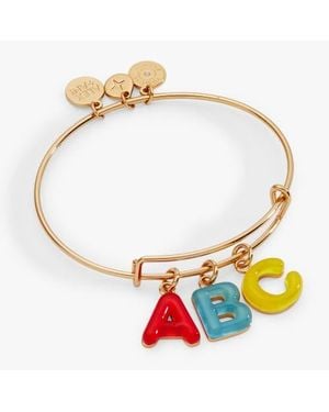 ALEX AND ANI Abc Charm Bangle - Red