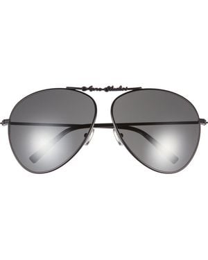 Acne Studios Ator Aviator Sunglasses - Gray
