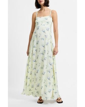 French Connection Ennis Harper Floral Print Sleeveless Maxi Dress - White