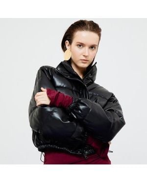 ATS Lyra Quilted Leather Jacket - Black