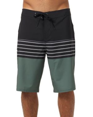 O'neill Sportswear Hyperfreak Heat Stripe Swim Trunks - Gray