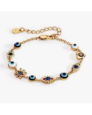 ALEX AND ANI Evil Eye Linear Bracelet - Metallic
