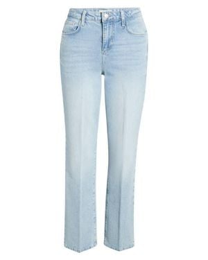 L'Agence Tati High Waist Crop Jeans - Blue