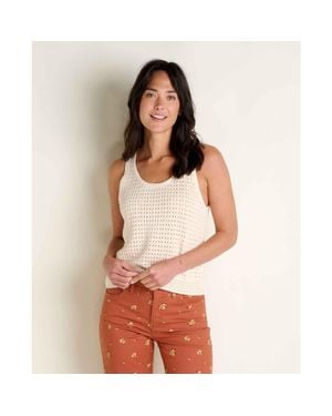 Toad & Co. Bianca Pointelle Tank - White