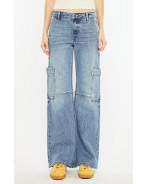 Kancan Priority Low Rise X-Cargo Jeans - Blue