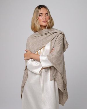 JUANA Cashmere Cape - Natural